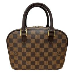 Louis Vuitton N51286 Damier Saria Handbag Brown Women's