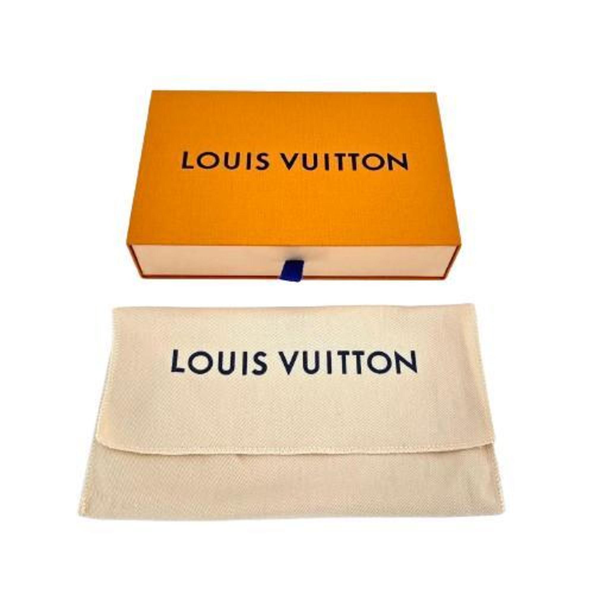 Louis Vuitton M83335 Portefeuille Brazza NM Long Wallet Tyler the Creator Leather Vanilla Initials