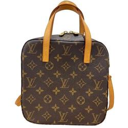 Louis Vuitton M47500 Monogram Spontini Handbag Shoulder Bag Brown Women's