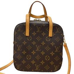 Louis Vuitton M47500 Monogram Spontini Handbag Shoulder Bag Brown Women's