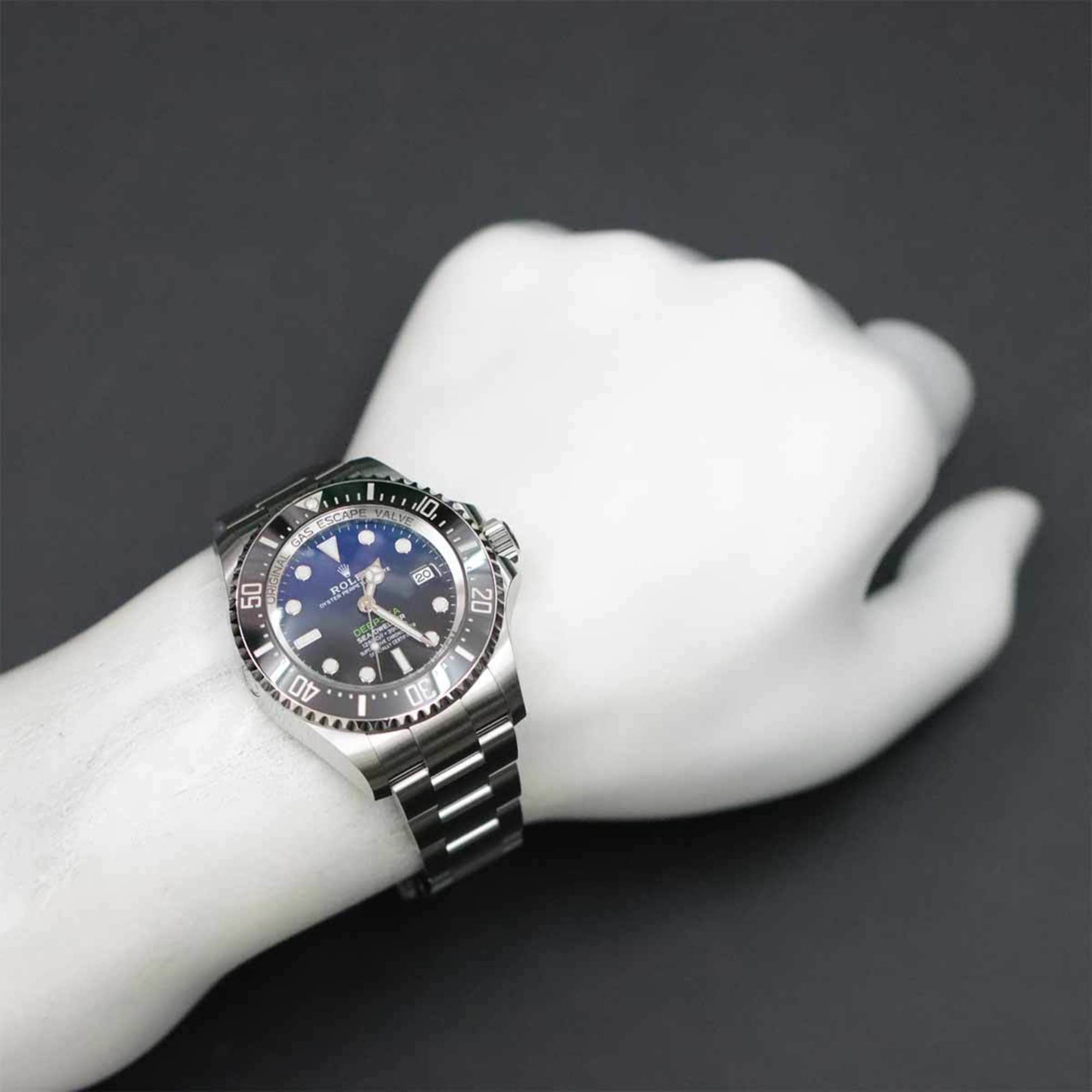 ROLEX Sea-Dweller Deep Sea 136660 Random Number Roulette Men's Watch Date D Blue Automatic Self-Winding