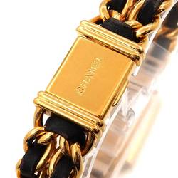 CHANEL Premiere L size H0001 Ladies watch Black Gold Quartz