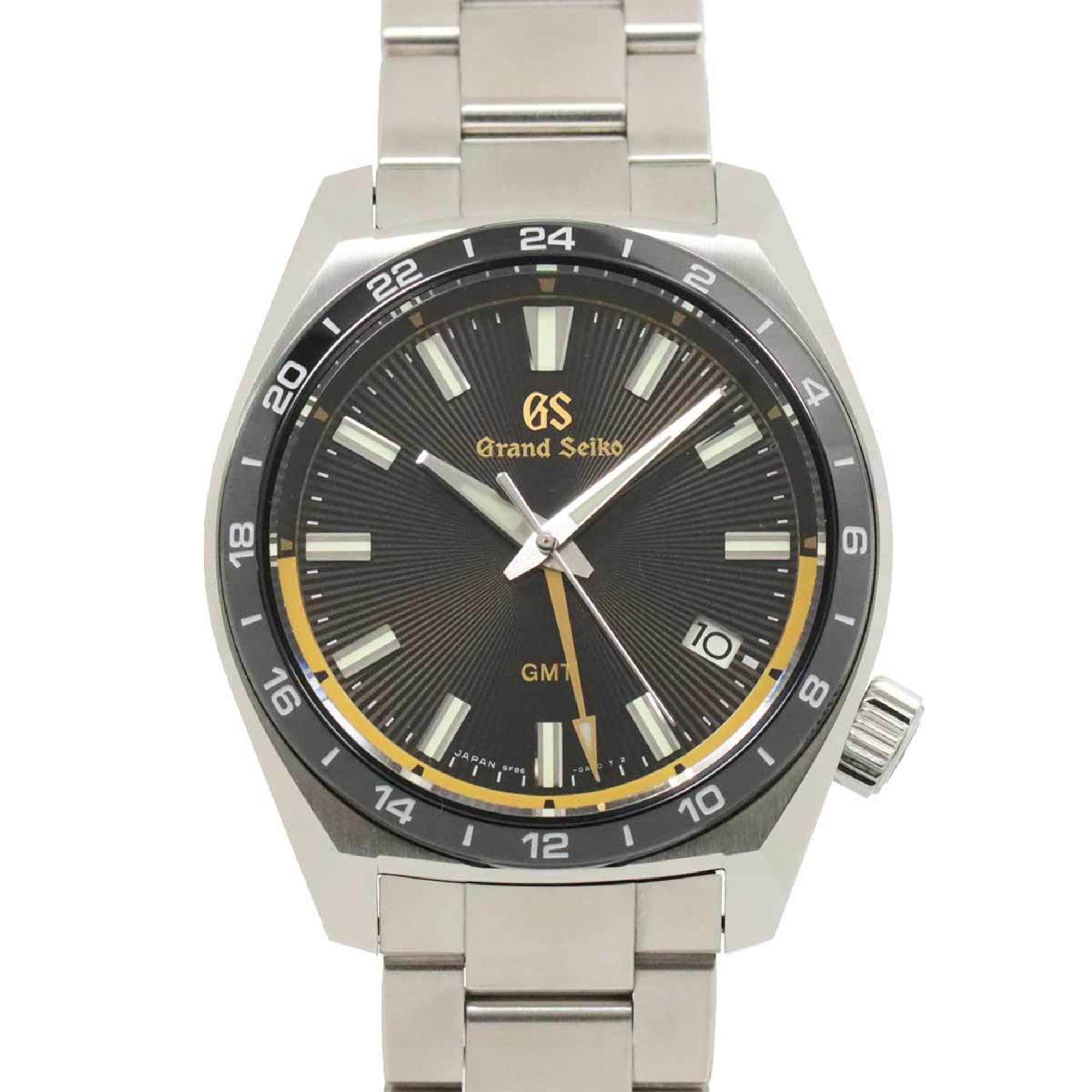 Grand Seiko GRAND SEIKO Sports Collection GMT Combi SBGN023 140th Anniversary Limited Edition Men's Watch 9F86 0AH0 Date Black K18YG Yellow Gold Quartz Sport