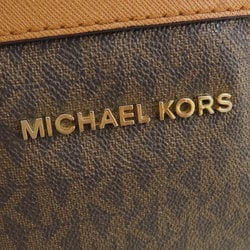 Michael Kors MK Signature Shoulder Bag PVC Women's