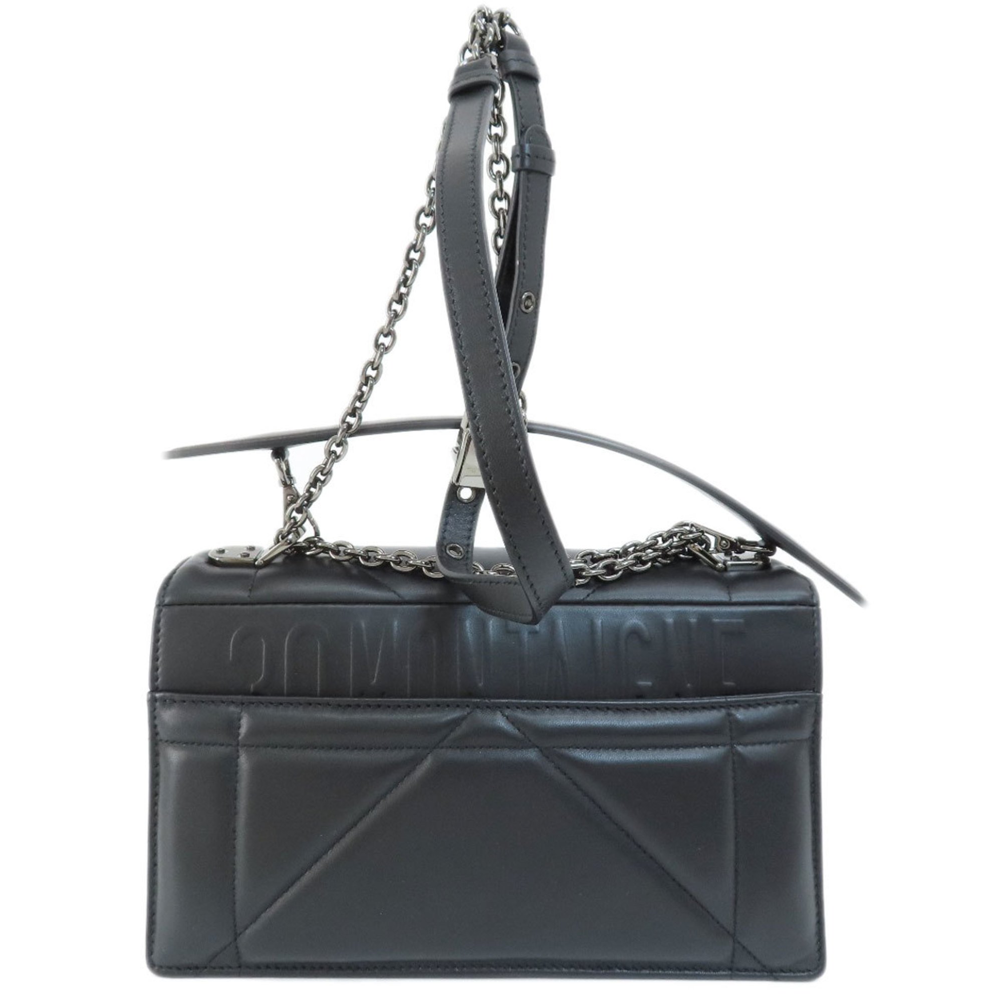 Christian Dior Shoulder Bag Calf Leather Women's