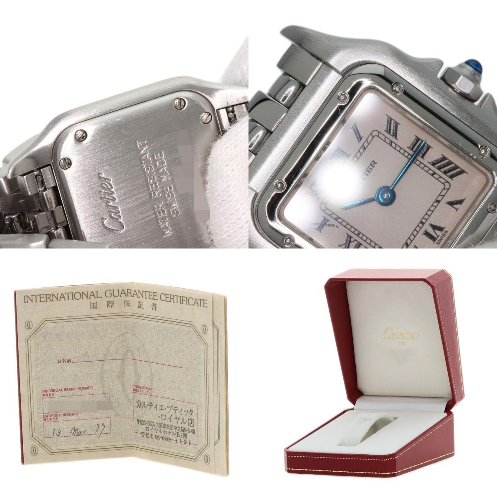 Cartier W25033P5 Panthere SM Watch Stainless Steel SS Ladies CARTIER