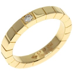 Cartier Lanier 1P Diamond #49 Ring, K18 Yellow Gold, Women's, CARTIER