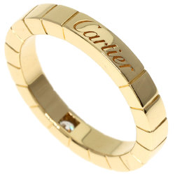 Cartier Lanier 1P Diamond #49 Ring, K18 Yellow Gold, Women's, CARTIER