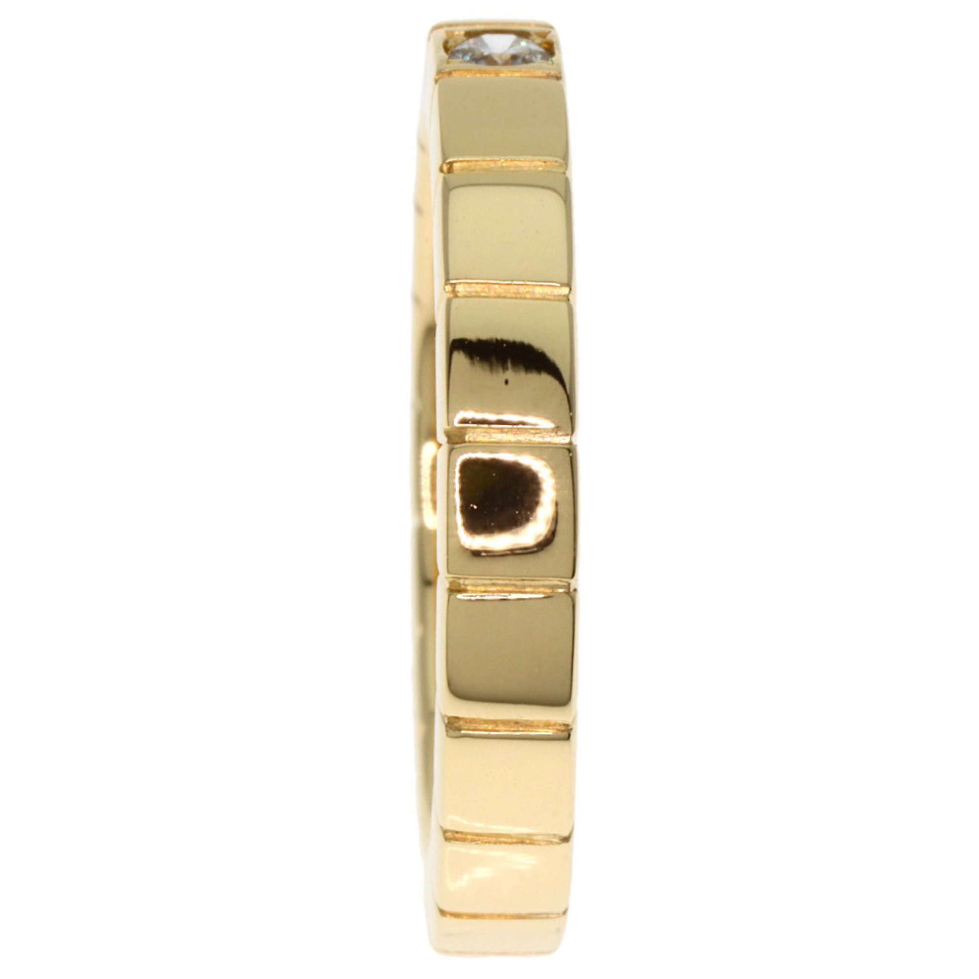 Cartier Lanier 1P Diamond #49 Ring, K18 Yellow Gold, Women's, CARTIER