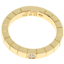 Cartier Lanier 1P Diamond #49 Ring, K18 Yellow Gold, Women's, CARTIER