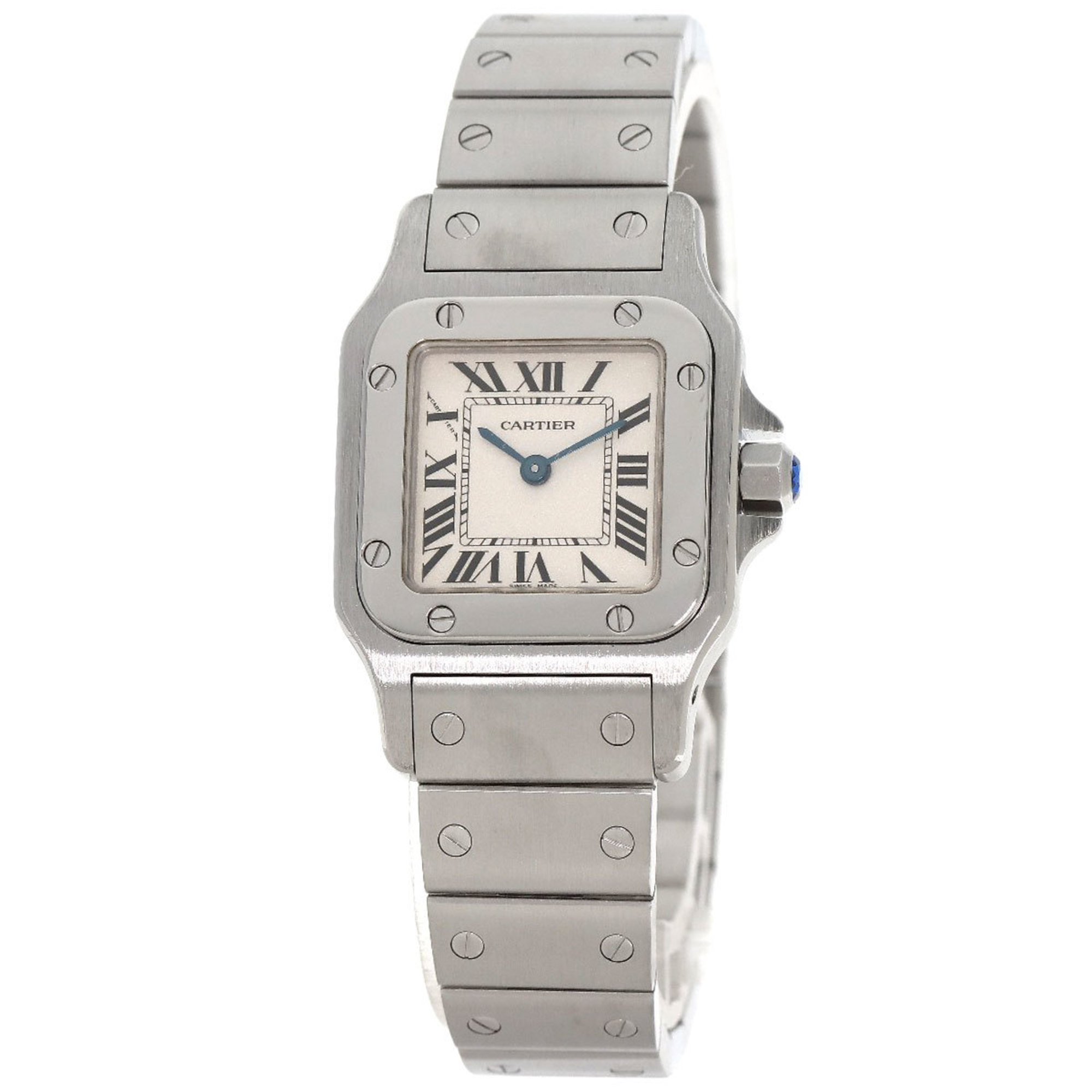 Cartier W20056D6 Santos Galbe SM Watch Stainless Steel SS Ladies CARTIER