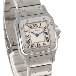 Cartier W20056D6 Santos Galbe SM Watch Stainless Steel SS Ladies CARTIER