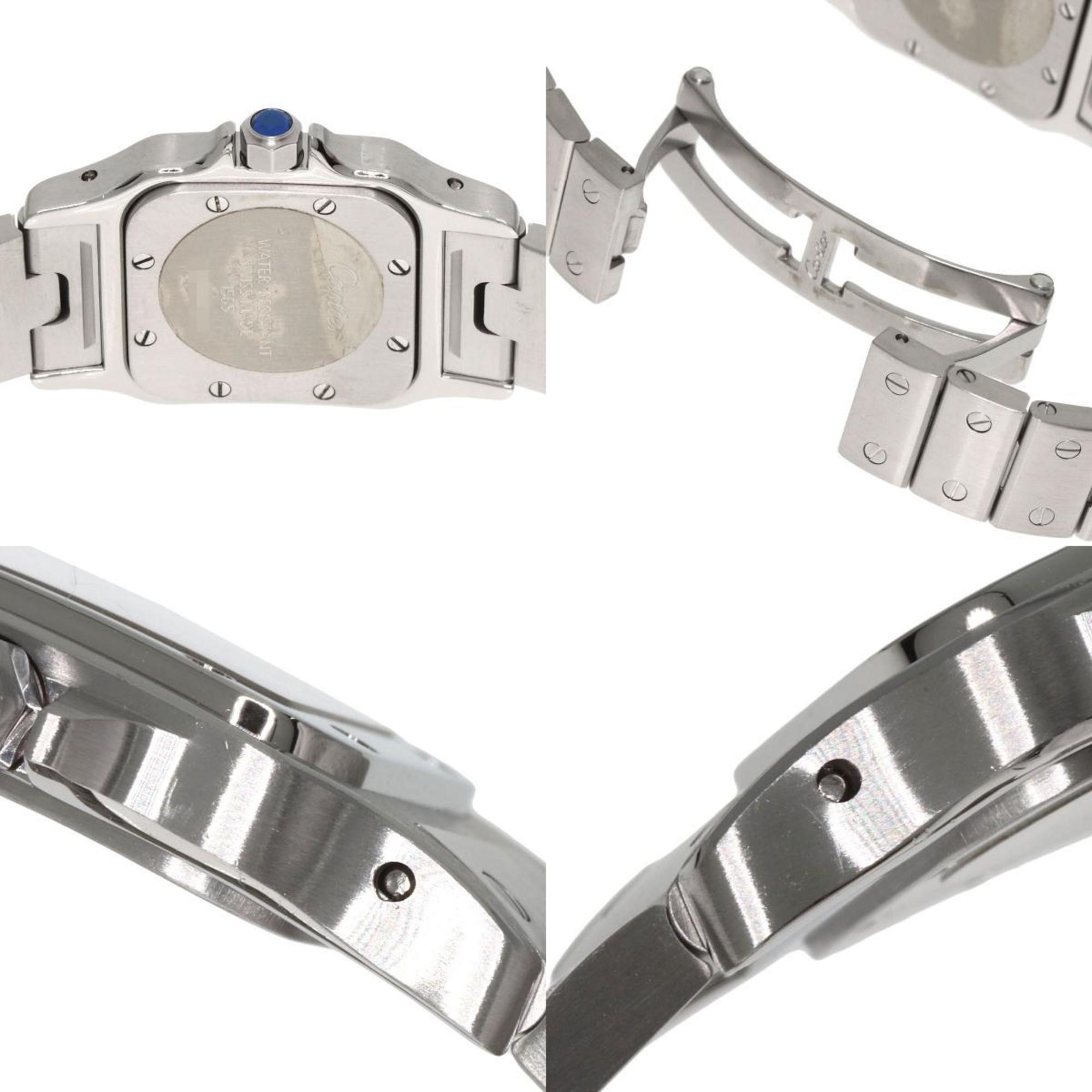 Cartier W20056D6 Santos Galbe SM Watch Stainless Steel SS Ladies CARTIER