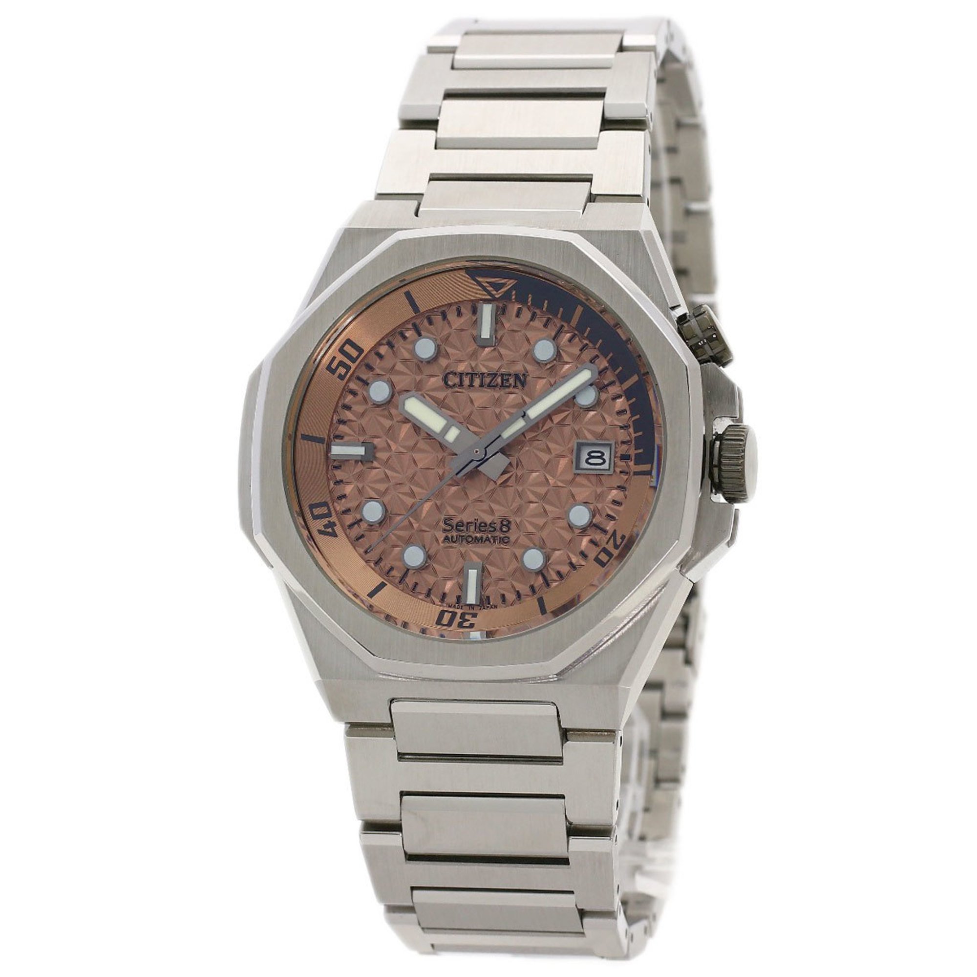 CITIZEN NB6066-51W Series 8 Mechanical Limited to 1700 pieces worldwide Stainless Steel SS Men's Watch