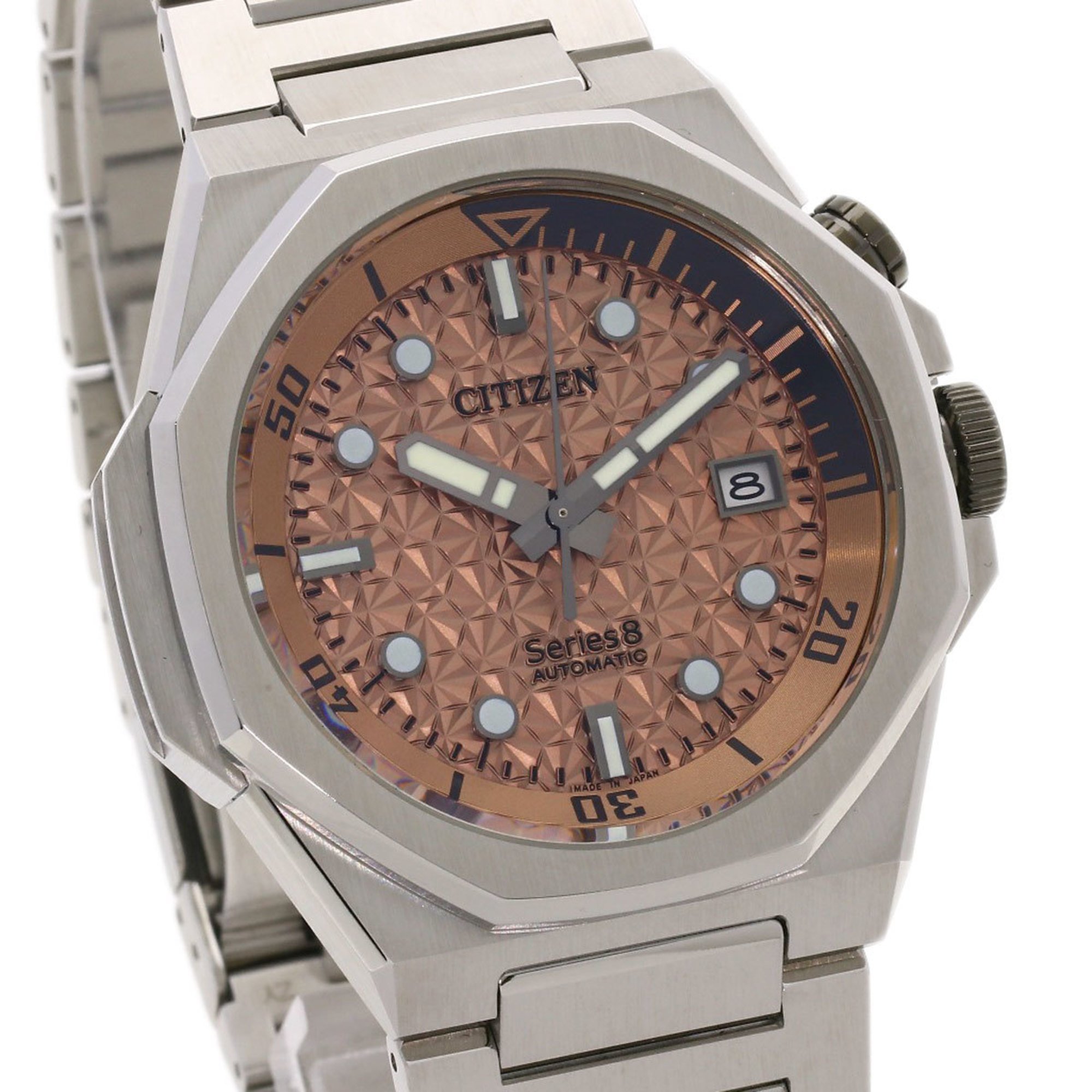 CITIZEN NB6066-51W Series 8 Mechanical Limited to 1700 pieces worldwide Stainless Steel SS Men's Watch