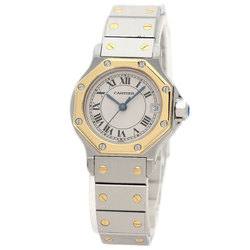 Cartier W2001683 Santos Galbee Octagon W201683 Watch Stainless Steel SS K18YG Women's CARTIER