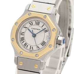 Cartier W2001683 Santos Galbee Octagon W201683 Watch Stainless Steel SS K18YG Women's CARTIER