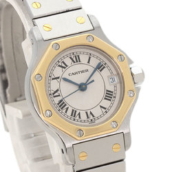 Cartier W2001683 Santos Galbee Octagon W201683 Watch Stainless Steel SS K18YG Women's CARTIER