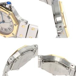 Cartier W2001683 Santos Galbee Octagon W201683 Watch Stainless Steel SS K18YG Women's CARTIER