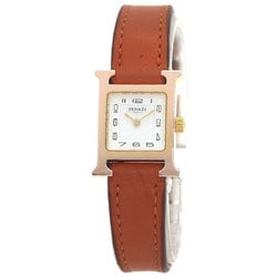 Hermes HH1.101 H Watch PGP Leather Ladies HERMES