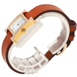 Hermes HH1.101 H Watch PGP Leather Ladies HERMES