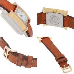 Hermes HH1.101 H Watch PGP Leather Ladies HERMES