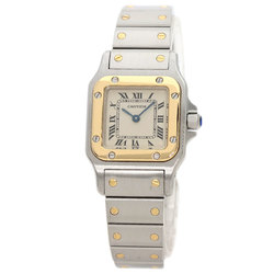 Cartier W20012C4 Santos Galbe SM Watch Stainless Steel SS K18YG Ladies CARTIER