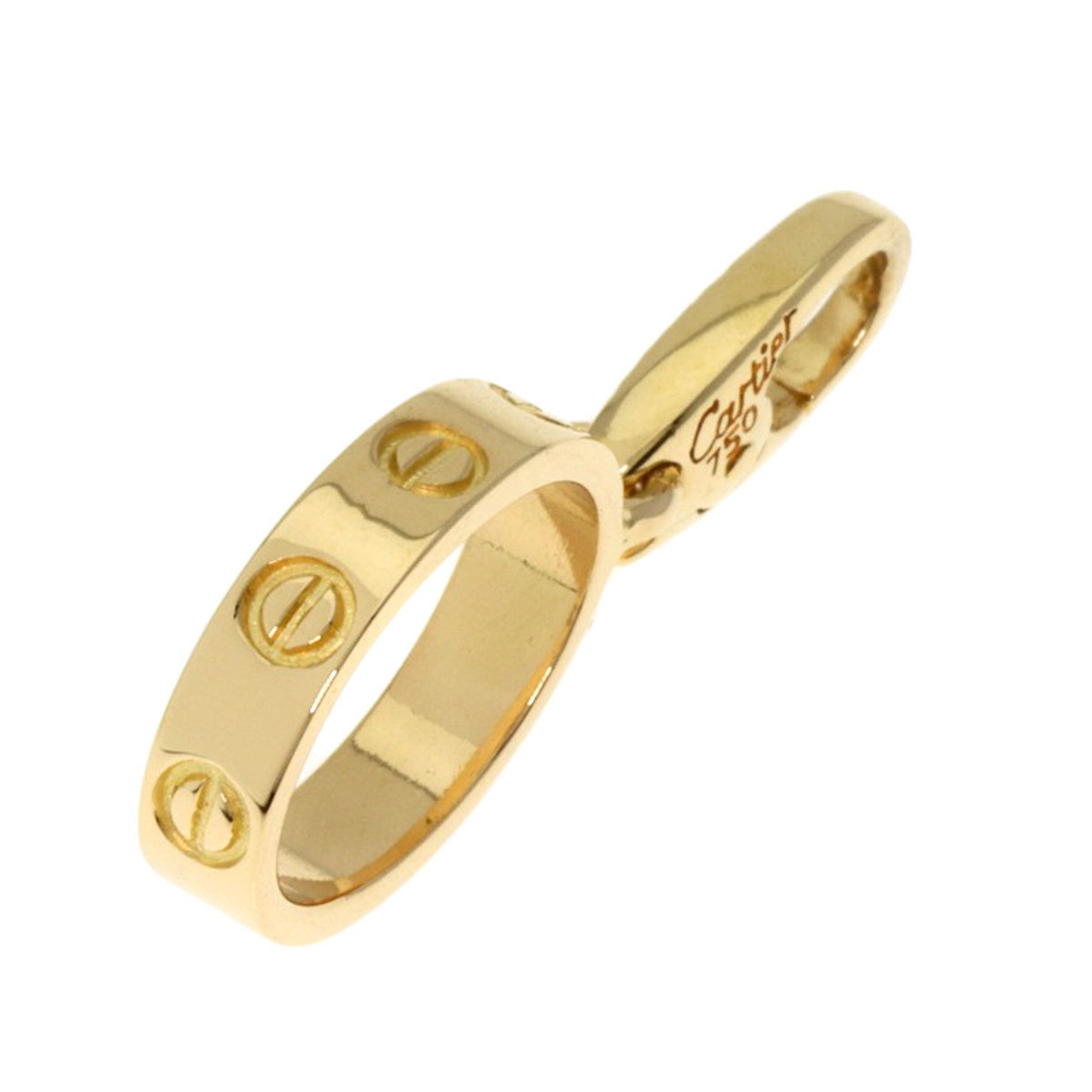 Cartier Love Charm Pendant Top K18 Yellow Gold Women's CARTIER