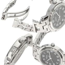 Hermes CL4.210 Clipper Watch Stainless Steel SS Ladies HERMES