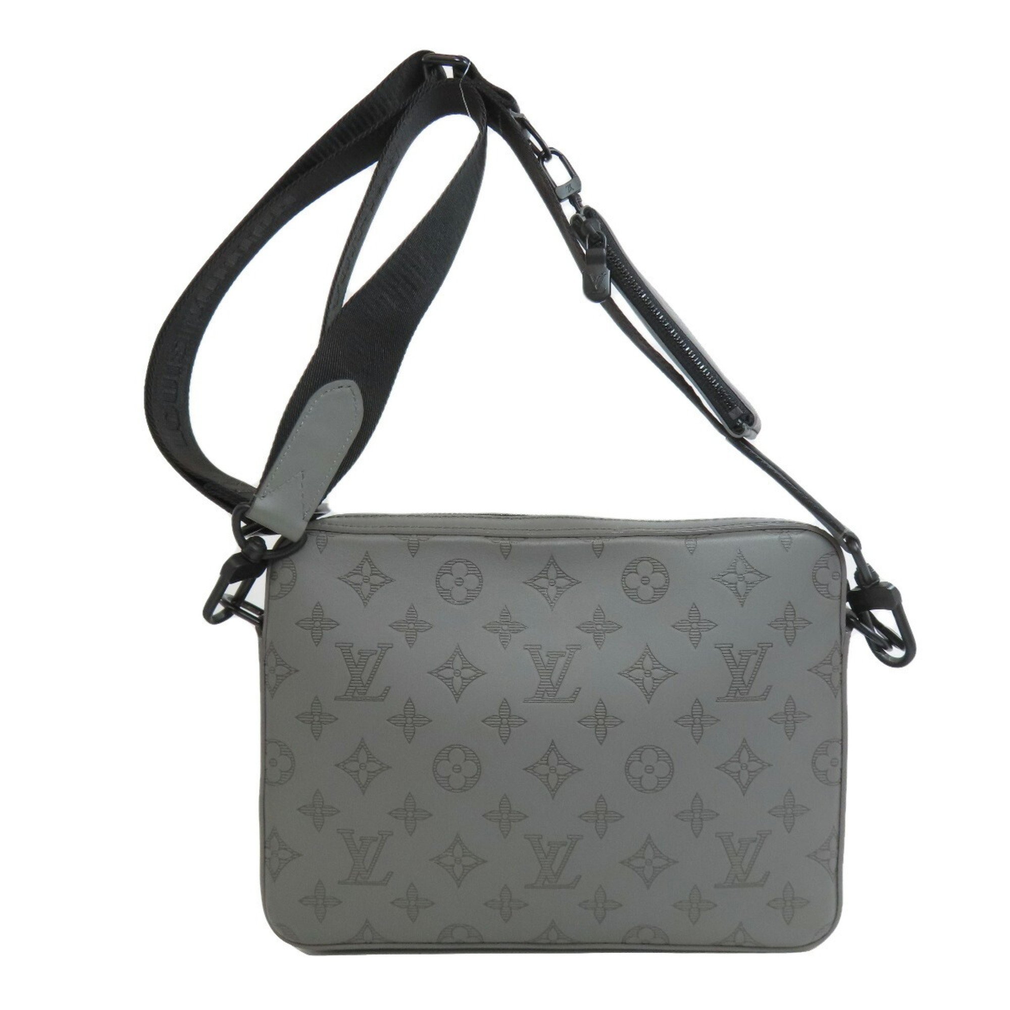 Louis Vuitton M46104 Duo Shoulder Bag Monogram Shadow Men's LOUIS VUITTON