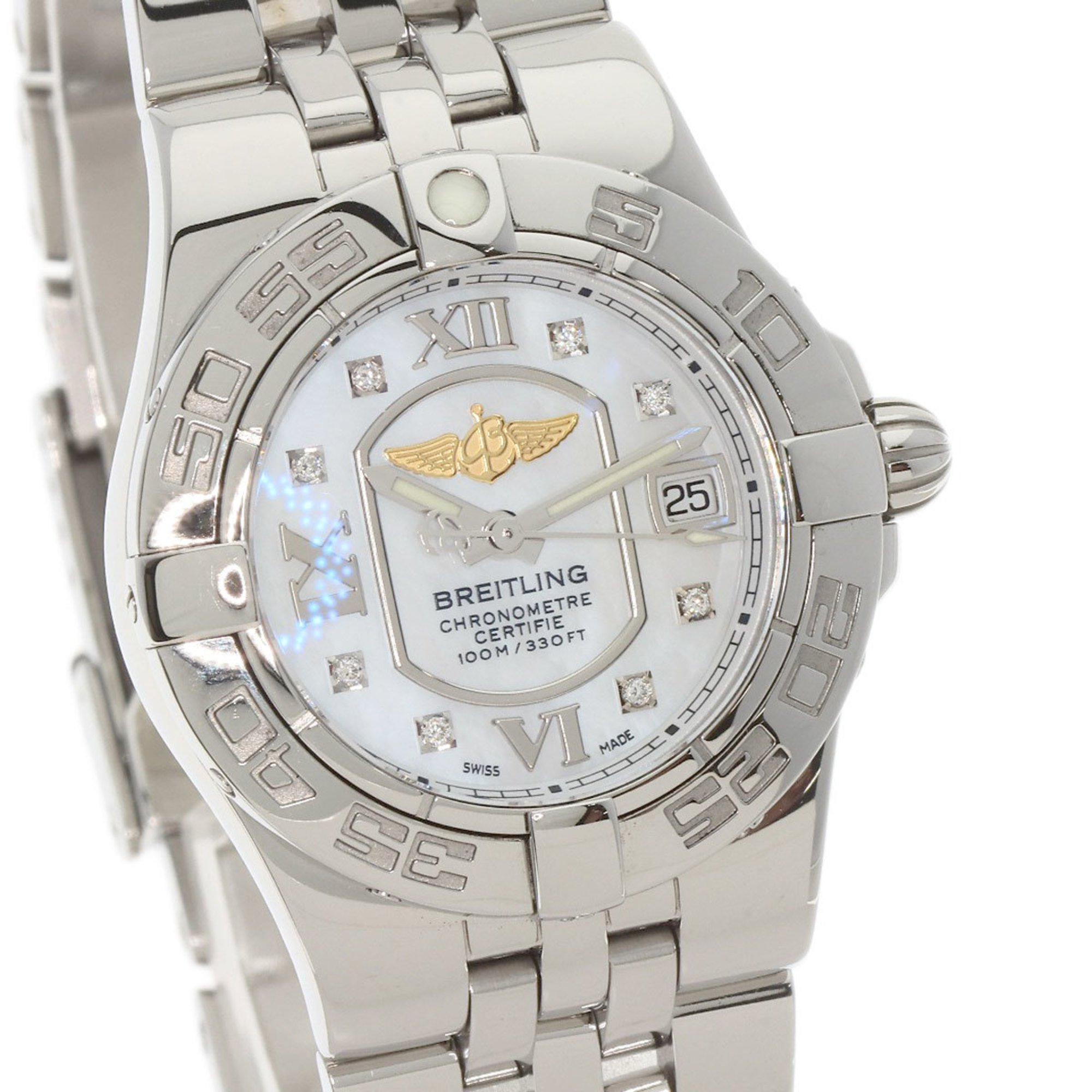 Breitling A71340 Galactic Watch Stainless Steel SS Ladies BREITLING