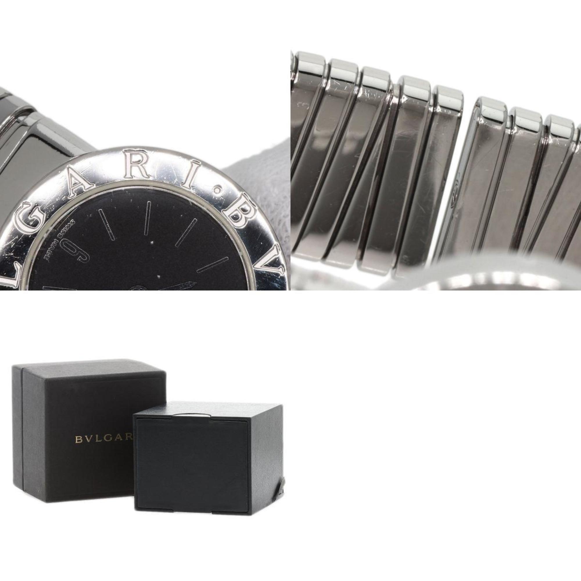 BVLGARI BB232TS Tubogas Watch Stainless Steel SS Ladies