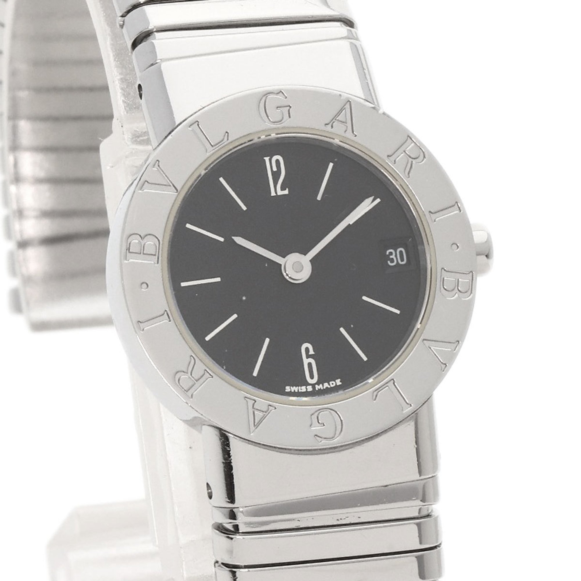 BVLGARI BB232TS Tubogas Watch Stainless Steel SS Ladies