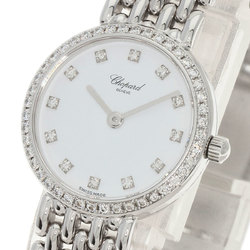 Chopard 10 5911 Classic 12P Bezel Diamond Watch K18 White Gold K18WG Women's