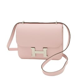 Hermes Constance 18 Miroir Handbag Swift Rose Sakura W Engraved