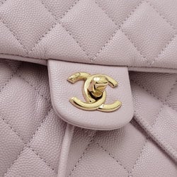 Chanel Matelasse Backpack Chain Caviar Skin Purple AS4058