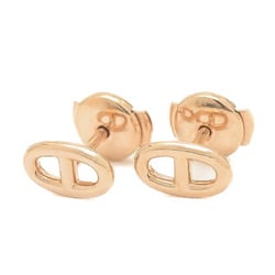 Hermes Chaine d'Ancre Earrings K18RG