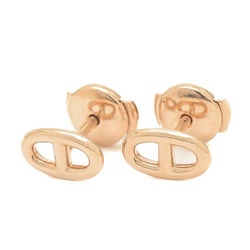 Hermes Chaine d'Ancre Earrings K18RG