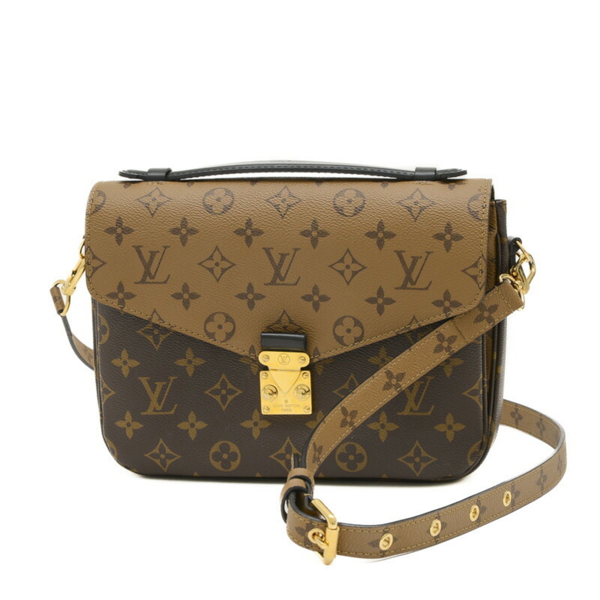 Louis Vuitton Monogram Reverse Pochette Metis MM Shoulder Bag M44876