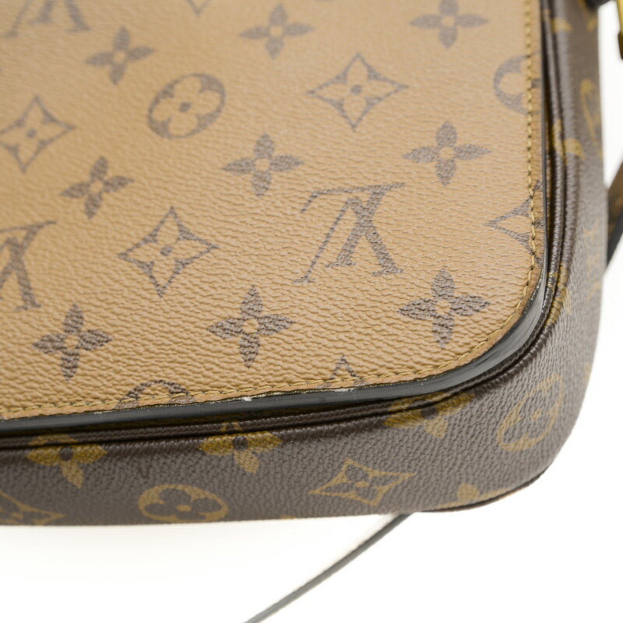 Louis Vuitton Monogram Reverse Pochette Metis MM Shoulder Bag M44876