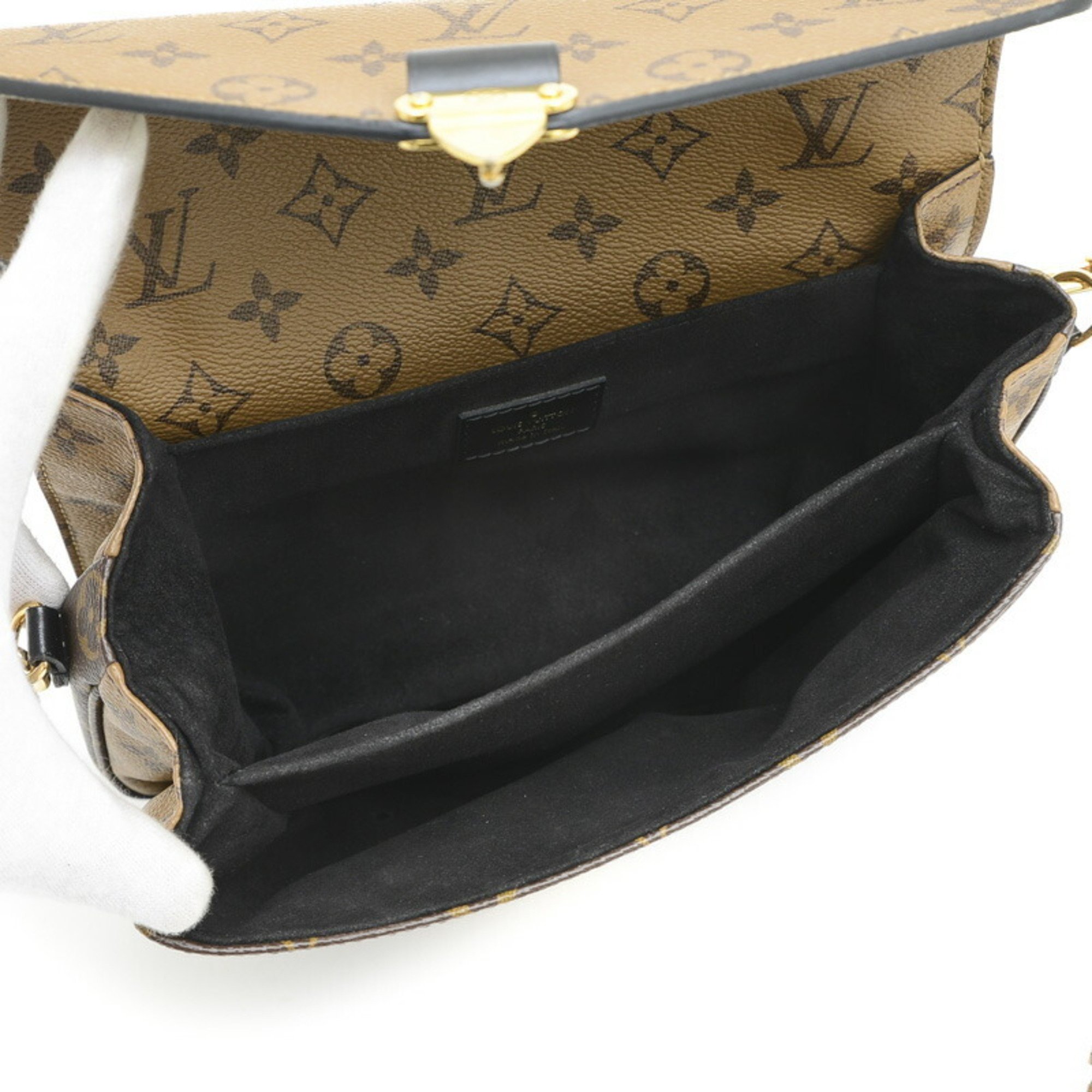 Louis Vuitton Monogram Reverse Pochette Metis MM Shoulder Bag M44876