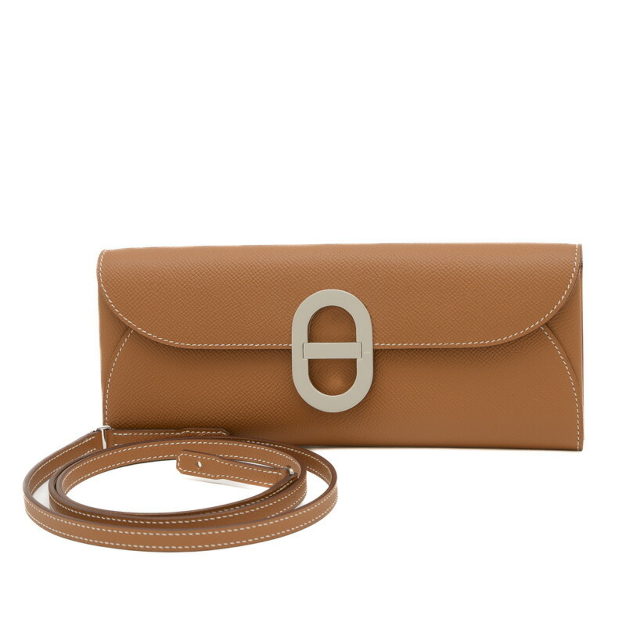 Hermes Chaine d'Ancre To-Go Long Wallet Epson Gold B Stamp