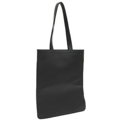 Fendi embossed flat tote bag in leather, black 7VA538