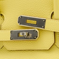 Hermes Birkin 30 Handbag Togo Jaune Poussin B Stamp