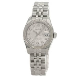 Rolex 179174G Datejust 10P Diamond Watch Stainless Steel SS K18WG Ladies ROLEX