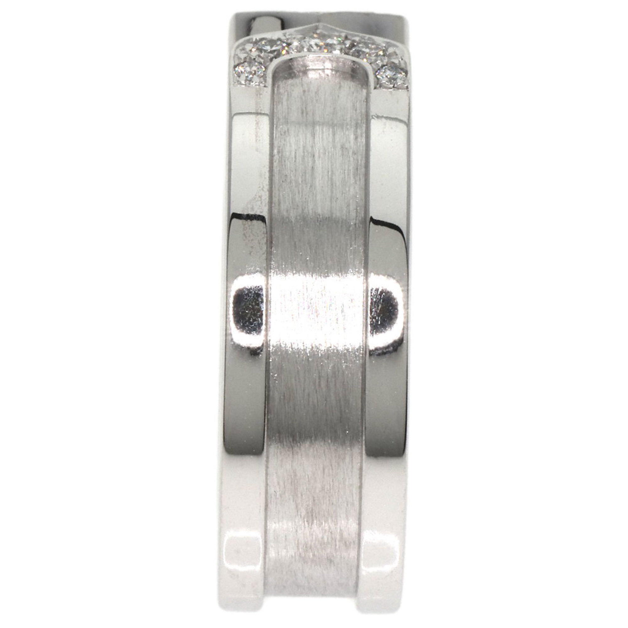 Cartier C2 Diamond #56 Ring, 18K White Gold, Women's, CARTIER