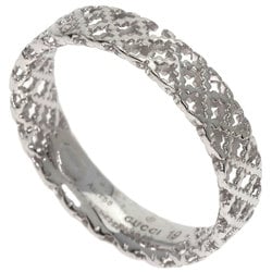 Gucci Diamantissima #19 Ring, 18K White Gold, Women's, GUCCI