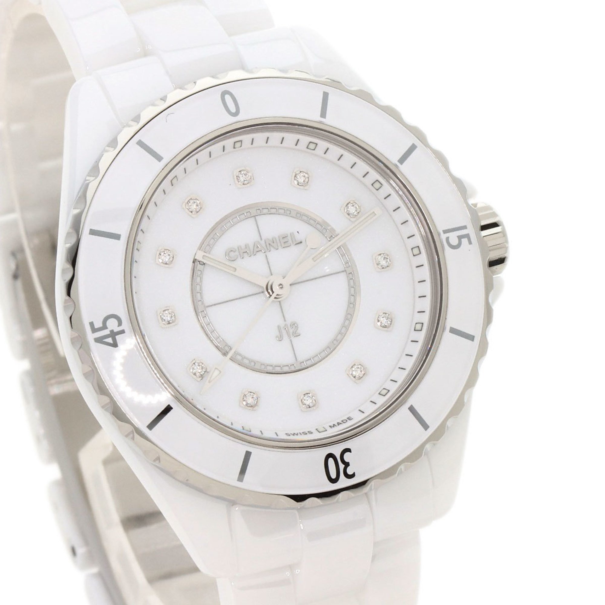 Chanel H5703 J12 33mm Ceramic Watch for Women CHANEL