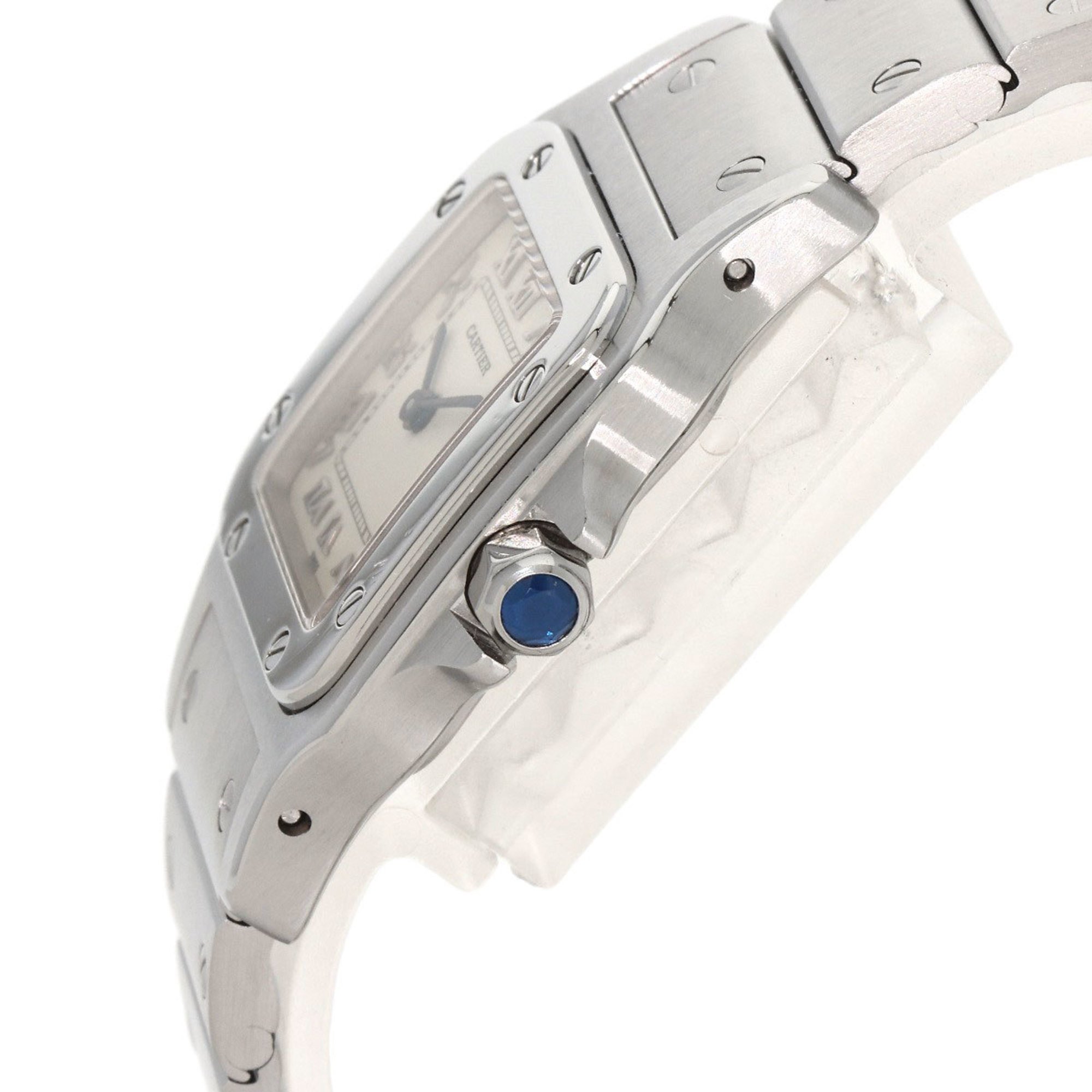 Cartier W20056D6 Santos Galbe SM Watch Stainless Steel SS Ladies CARTIER