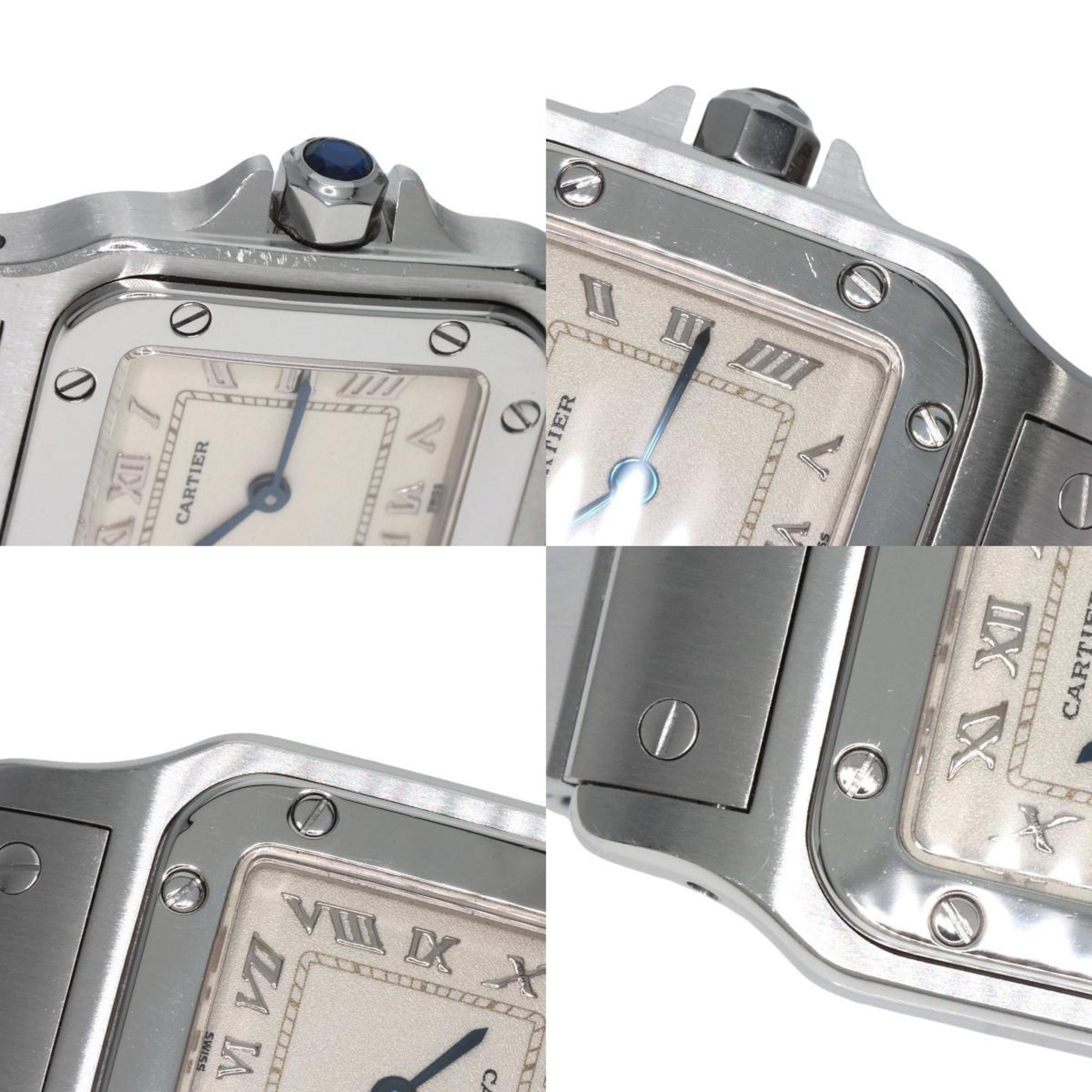 Cartier W20056D6 Santos Galbe SM Watch Stainless Steel SS Ladies CARTIER